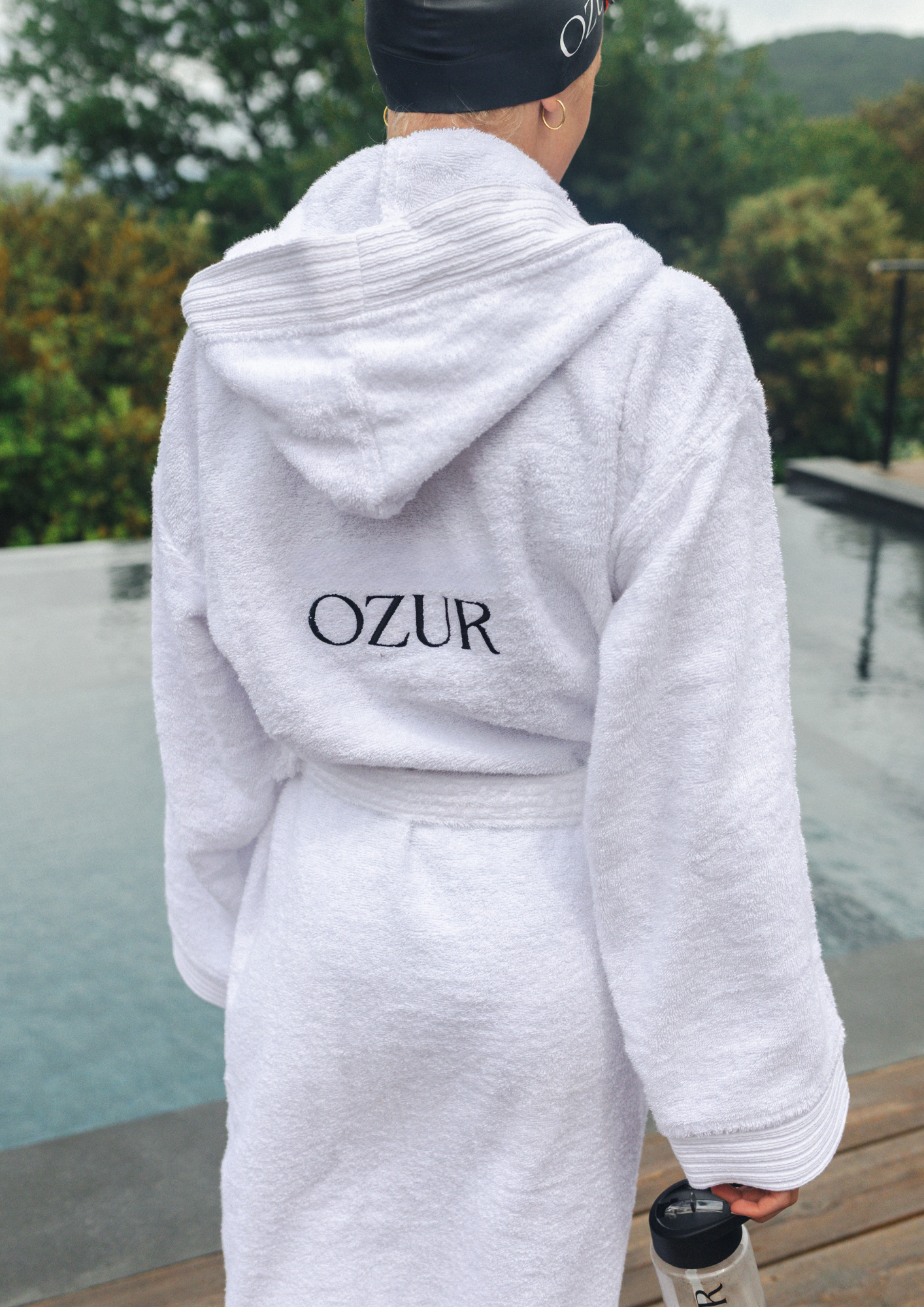 PRECOMMANDE Peignoir blanc OZUR